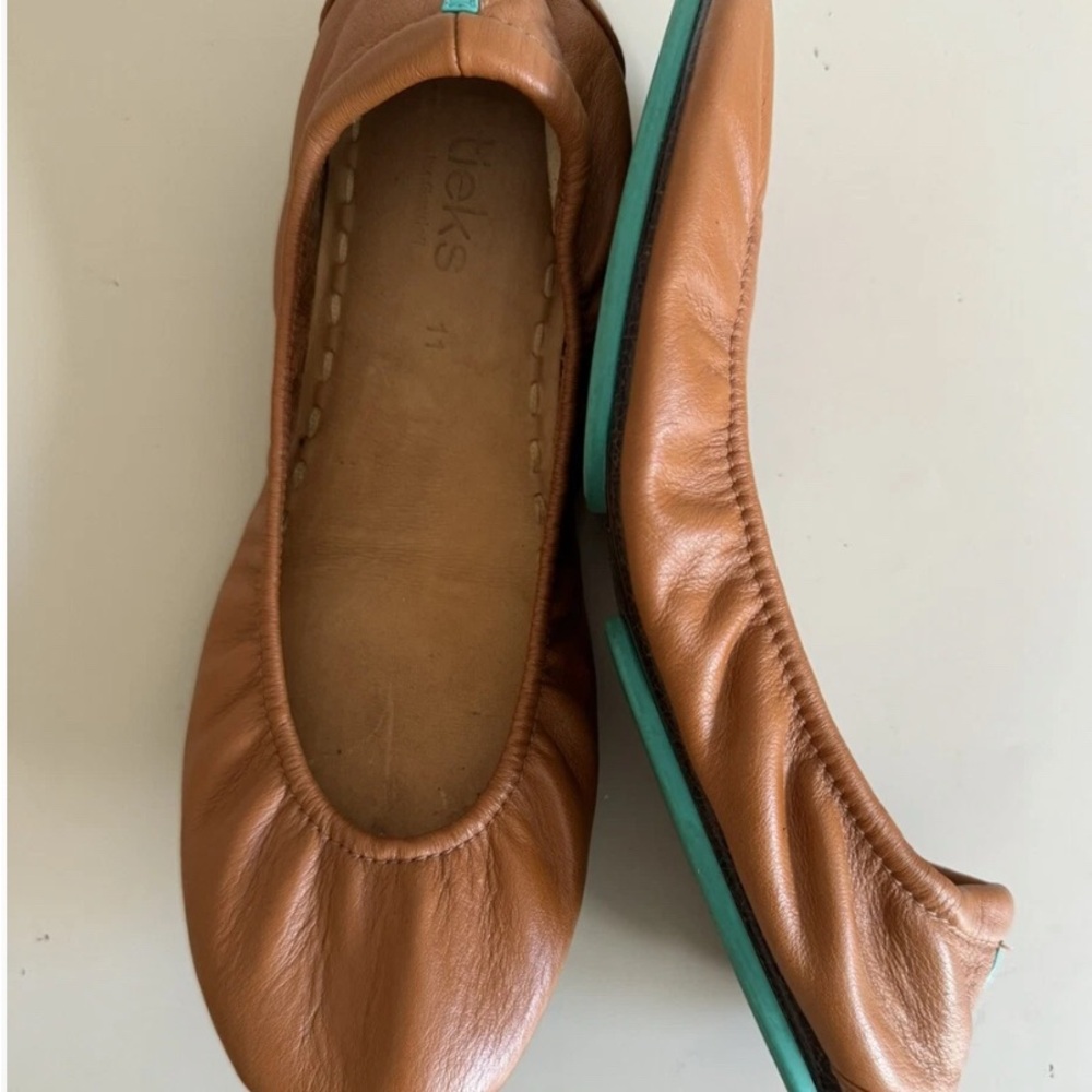 Tieks Chestnut Leather Women's Flats